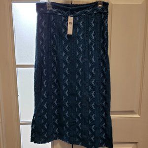 Anthropologie Sienna Embroidered Pencil Skirt - 8